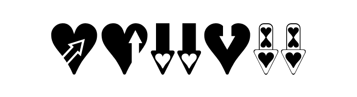 Hearts n Arrows  Free Fonts Download