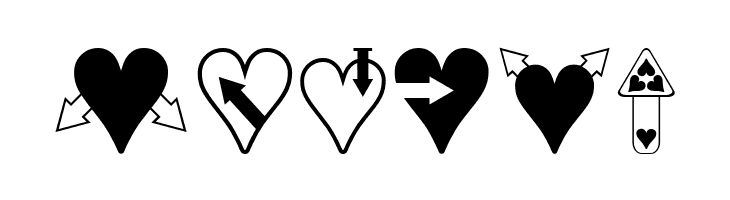 Hearts n Arrows  Free Fonts Download
