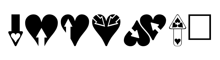 Hearts n Arrows  Free Fonts Download