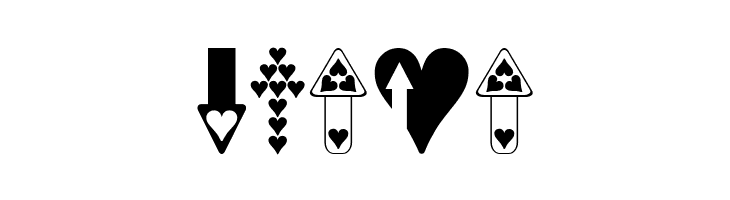 Hearts n Arrows  Free Fonts Download