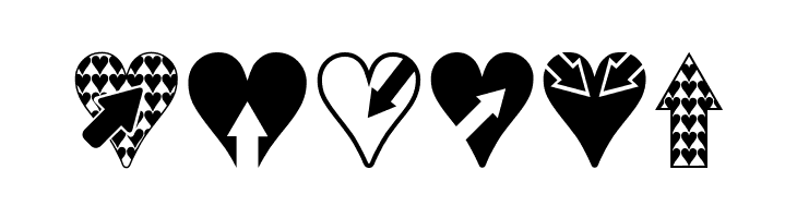Hearts n Arrows  Free Fonts Download
