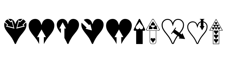 Hearts n Arrows  Free Fonts Download