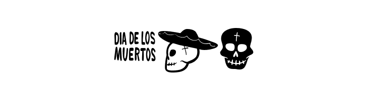 Dia De Los Muertos BV  Free Fonts Download