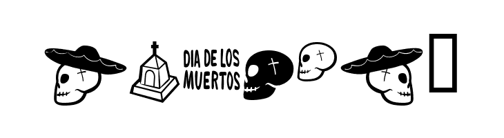 Dia De Los Muertos BV  Free Fonts Download