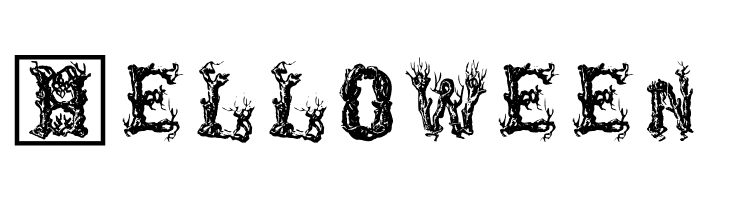 Helloween TreeLike Font