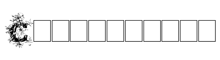 DeepWoodsInitials  Free Fonts Download