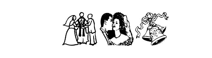 AEZ wedding dings  Free Fonts Download