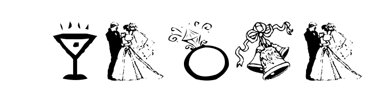 AEZ wedding dings  Free Fonts Download