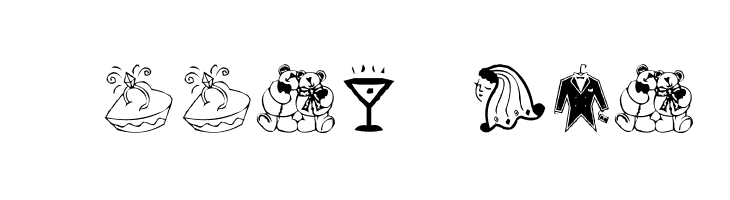 AEZ wedding dings  Free Fonts Download