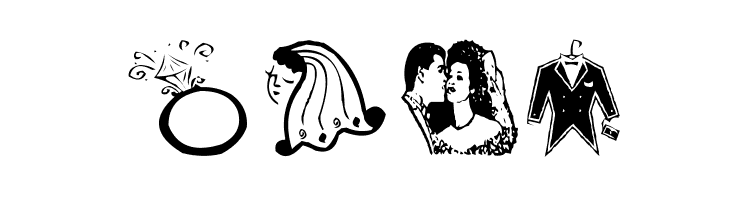 AEZ wedding dings  Free Fonts Download