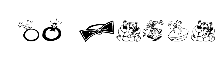 AEZ wedding dings  Free Fonts Download