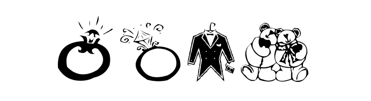 AEZ wedding dings  Free Fonts Download
