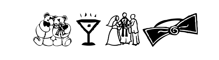 AEZ wedding dings  Free Fonts Download