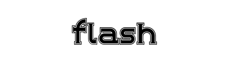 Chrome Yellow Inline NF  Free Fonts Download