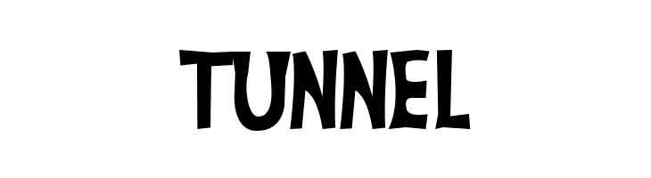 tunnel DickVanDyke Font