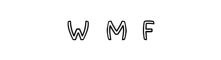 FortuneCity Comic Outline  Free Fonts Download