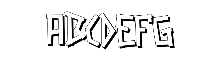 GRAPAFONT DemiBold shadow  Free Fonts Download