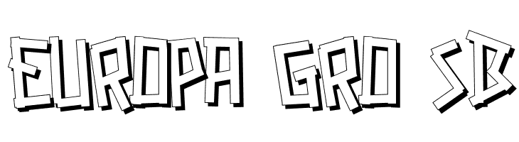 GRAPAFONT DemiBold shadow  Free Fonts Download
