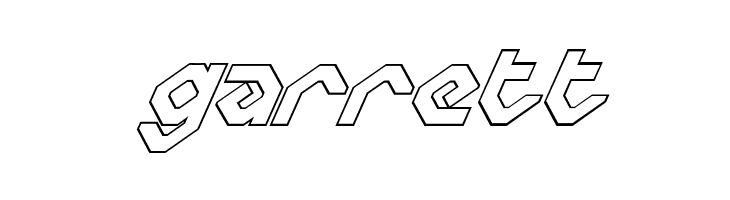 Charlie's Angles Italic Outline  Free Fonts Download