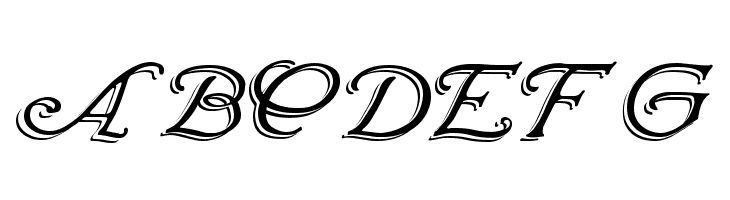 Wrenn Initials Shadowed  Free Fonts Download