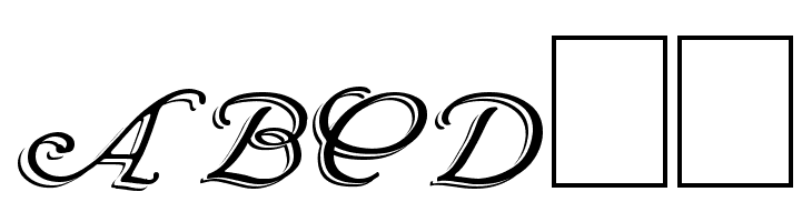 Wrenn Initials Shadowed  Free Fonts Download