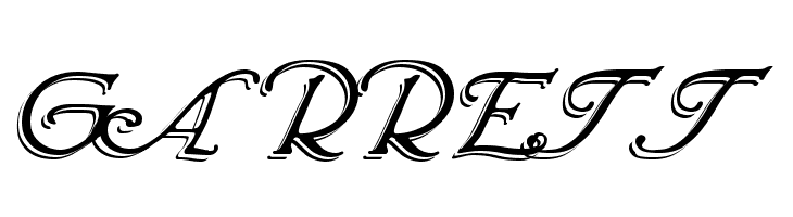 Wrenn Initials Shadowed  Free Fonts Download