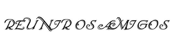 Wrenn Initials Shadowed  Free Fonts Download