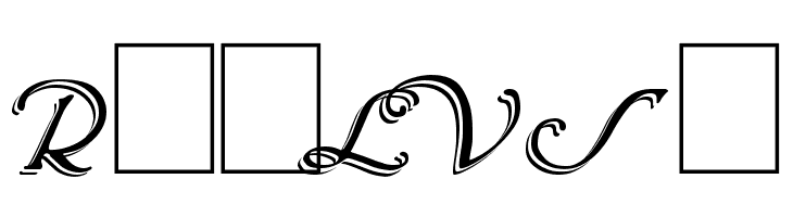 Wrenn Initials Shadowed  Free Fonts Download