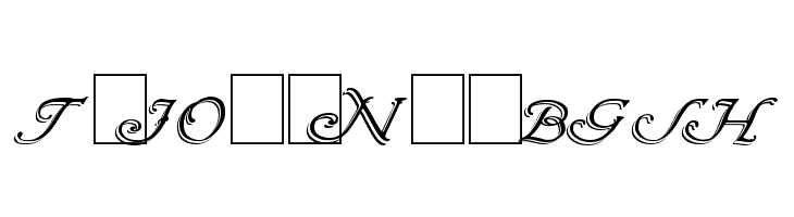 Wrenn Initials Shadowed  Free Fonts Download
