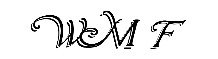 Wrenn Initials Shadowed  Free Fonts Download