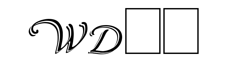 Wrenn Initials Shadowed  Free Fonts Download