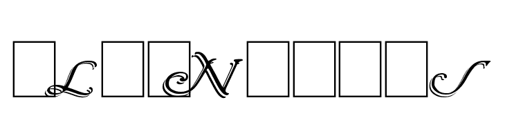 Wrenn Initials Shadowed  Free Fonts Download