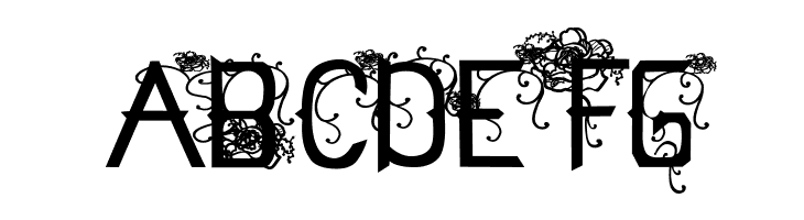 Flowers Cube  Free Fonts Download