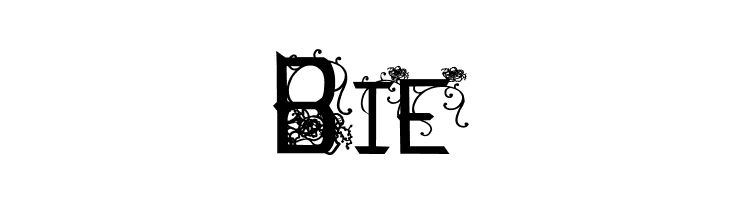 Flowers Cube  Free Fonts Download