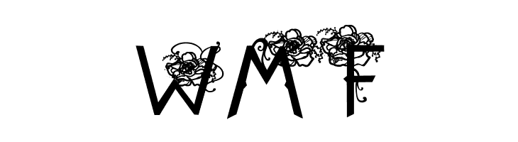 Flowers Cube  Free Fonts Download