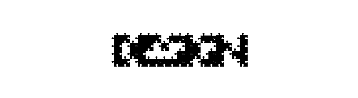 FFU Puzzle  Free Fonts Download