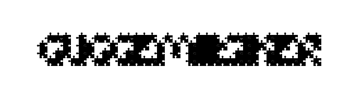 FFU Puzzle  Free Fonts Download