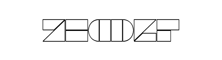 Drebiek Expanded Outline  Free Fonts Download