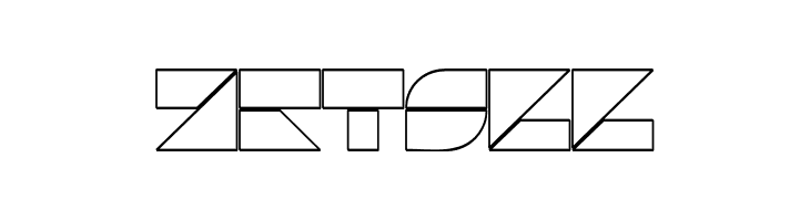 Drebiek Expanded Outline  Free Fonts Download