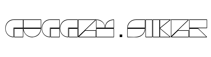 Drebiek Expanded Outline  Free Fonts Download