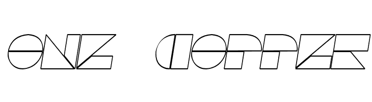 Drebiek Expanded Outline Italic  Free Fonts Download