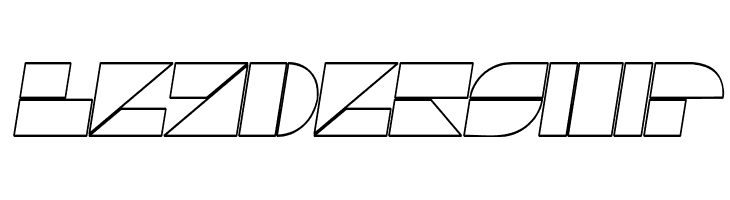 Drebiek Expanded Outline Italic  Free Fonts Download