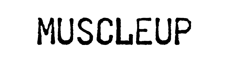 MUSCLEUP Telegraphem Font