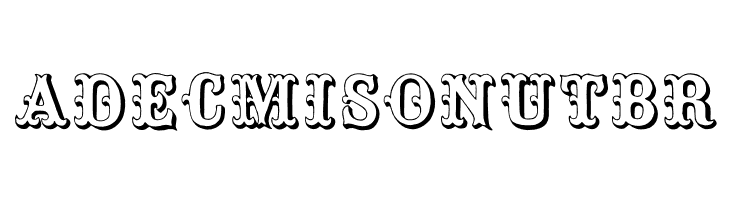 Toskanische Egyptienne Initialen  Free Fonts Download