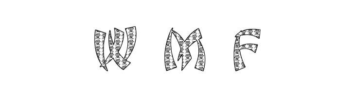 JLR Chinese Love Letters  Free Fonts Download