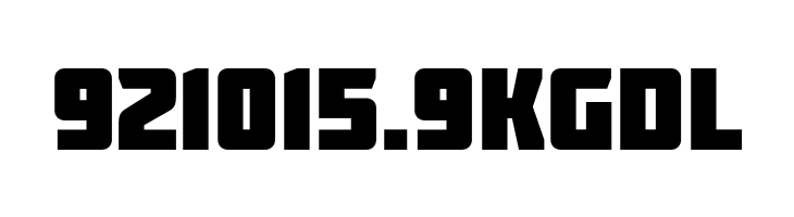921015.9kgdl Molot Font