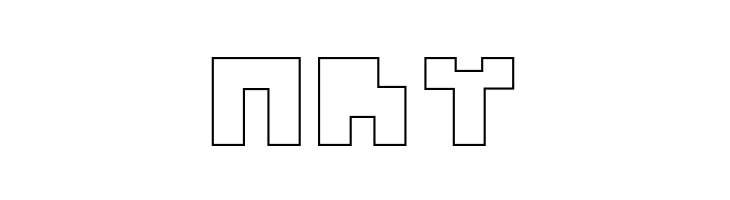 3x3-outline  Free Fonts Download
