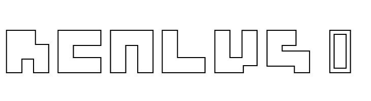 3x3-outline  Free Fonts Download