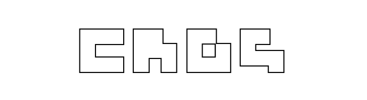 3x3-outline  Free Fonts Download