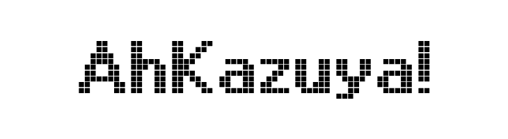 AhKazuya%2521 DisplayOTF Font
